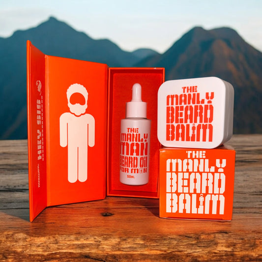 MANLY MAN BEARD OIL (FREE BEARD BALM INCLUDED)